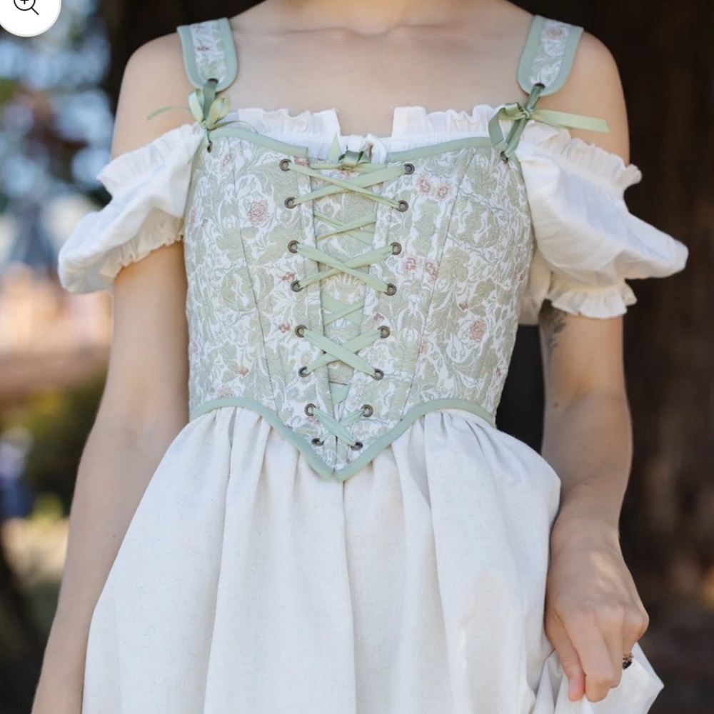 French Meadows Jacquard Corset Top - Picture 2 of 8